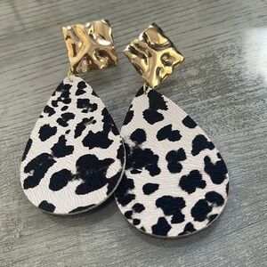 Animal Print Earrings
